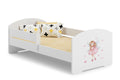 LUK children's bed 160x80 with railing - Girl with wings