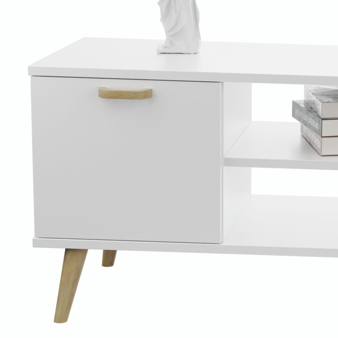 RTV Focus white 155 cm - Scandinavian