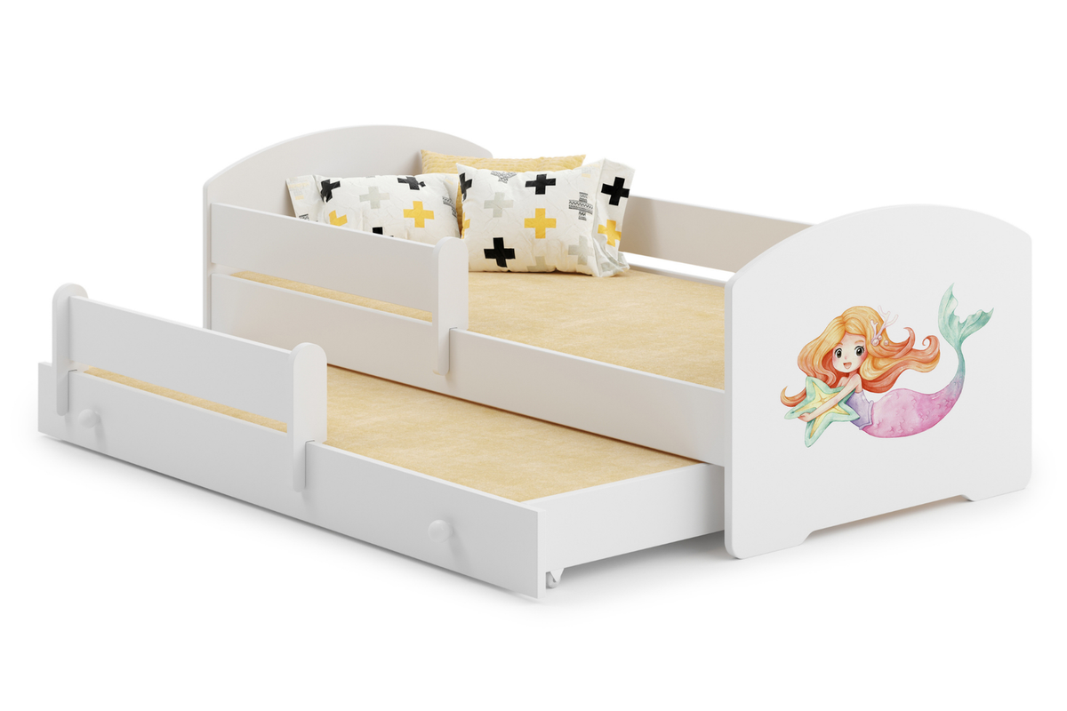 Double bed Luk 160x80 - Mermaid
