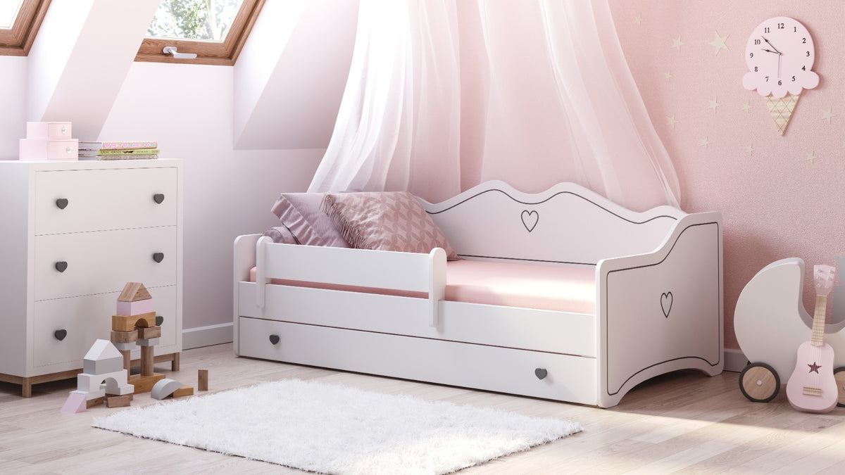 Emma youth bed 180x80 grey
