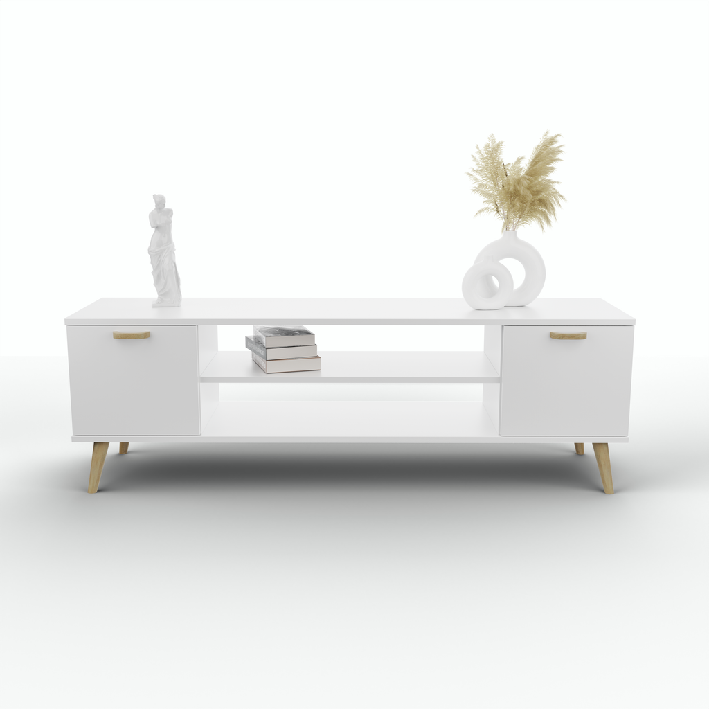 RTV Focus white 155 cm - Scandinavian