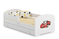 Children's bed Luk 160x80 with drawer - Racing car
