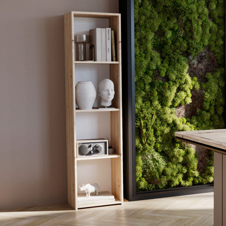 Shelving unit LONI 160x40 cm - colour Artisan oak