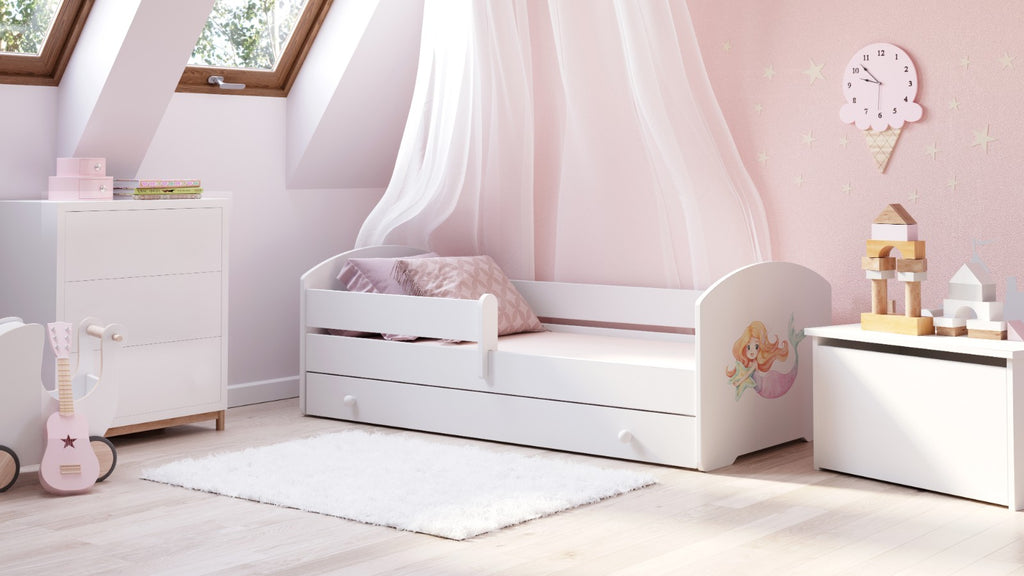 Children's bed LUK 160x80 with drawer - Mermaid