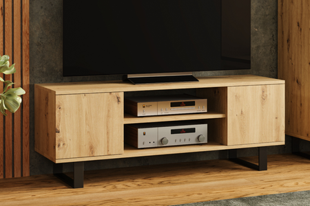 RTV Focus 155 cm - metal legs Oak artisan