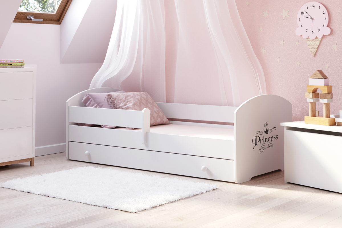 LUK children's bed 140x70 with drawer - Princess