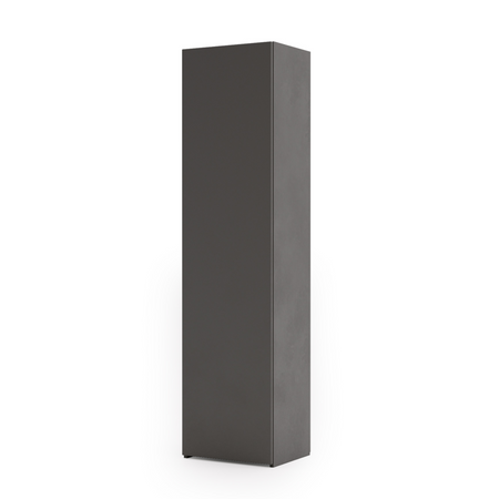 Solid bookcase LONI 160x40 cm - colour Grey