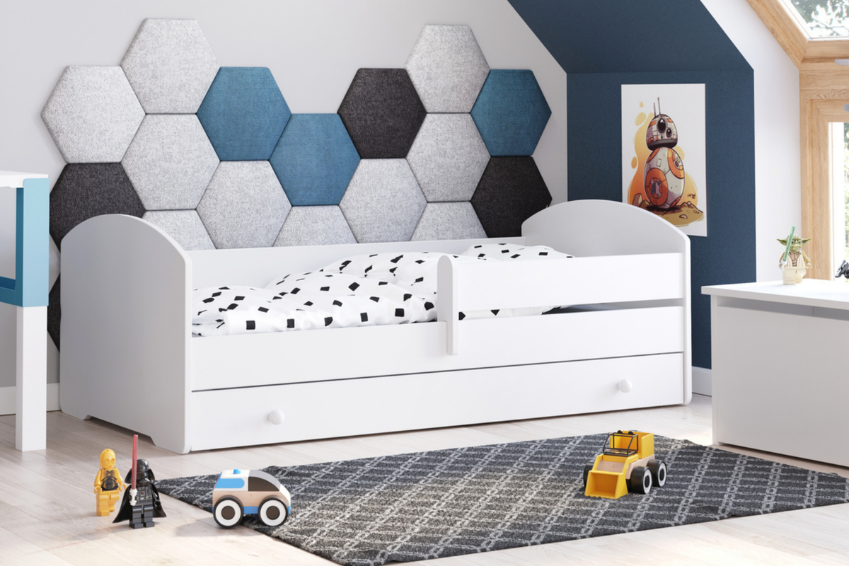 Single bed Luk 180x80 with drawer