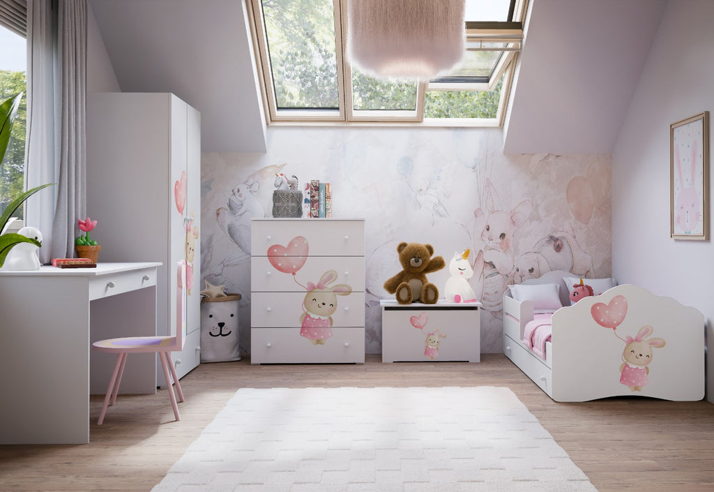 DARIA játéktároló Bunny mintával