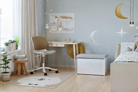 Daria toy chest - grey panel
