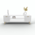 RTV Focus cabinet white 135 cm - Scandinavian
