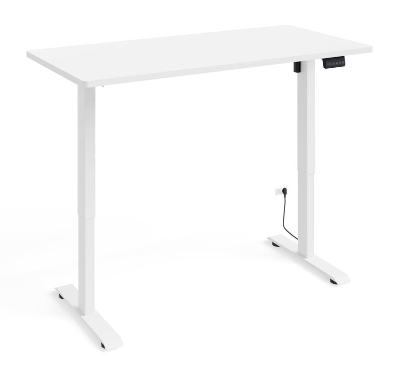 BIMOTION elektromosan állítható íróasztal 120×65 cm – matt fehér – 2. kép