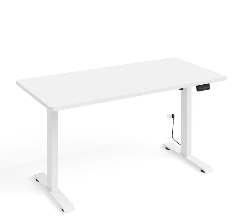 BIMOTION elektromosan állítható íróasztal 120×65 cm – matt fehér – 1. kép