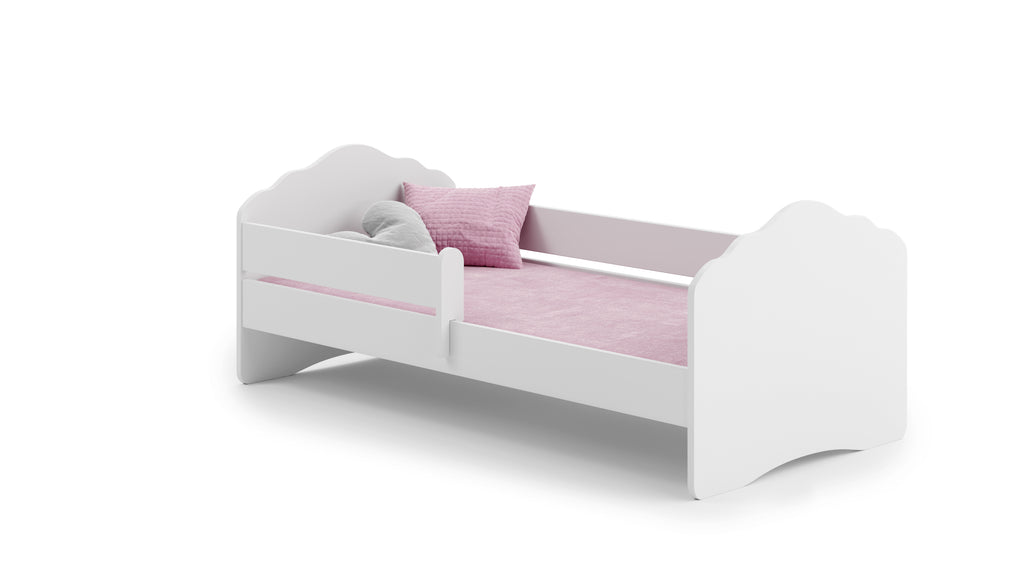 Single bed Wave 140x70 with railing
