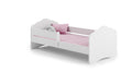 Single bed Wave 140x70 with railing