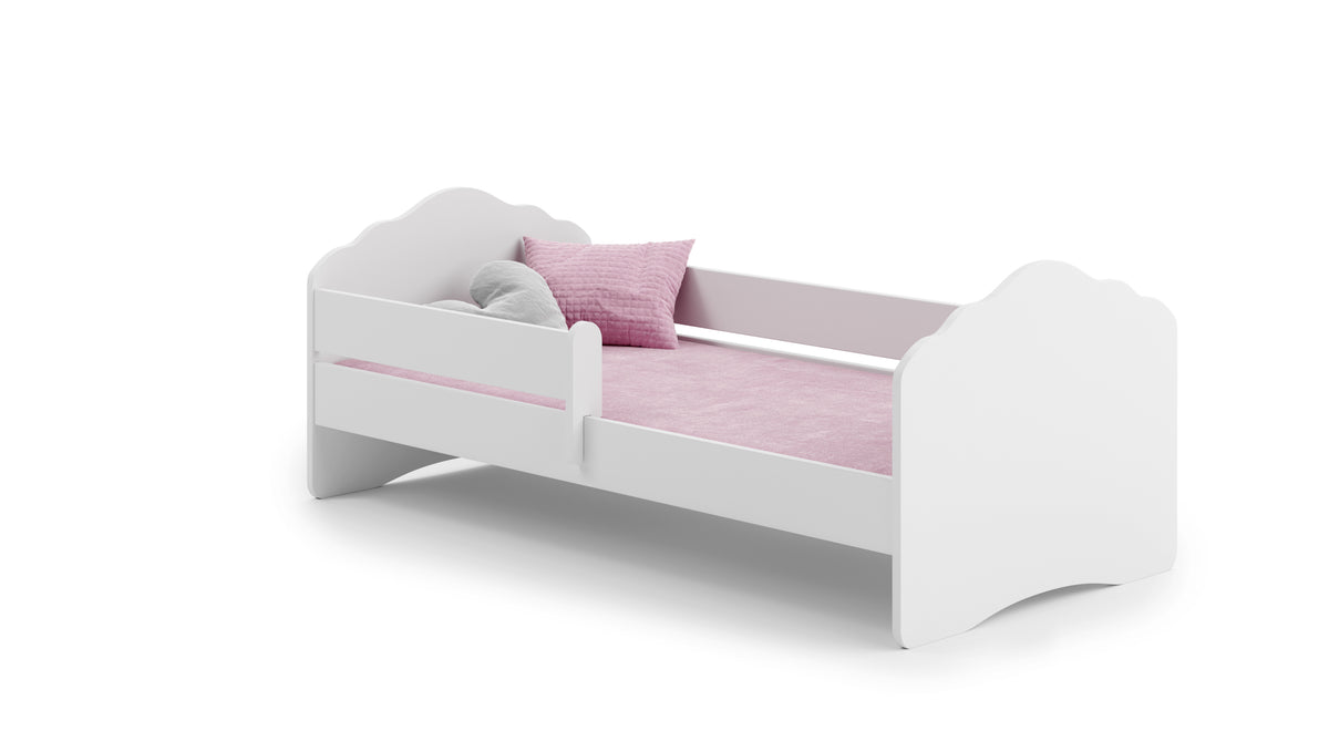 Single bed Wave 140x70 with railing
