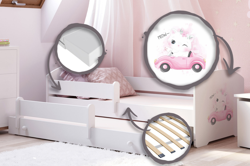 Double bed Luk 160x80 - Cat
