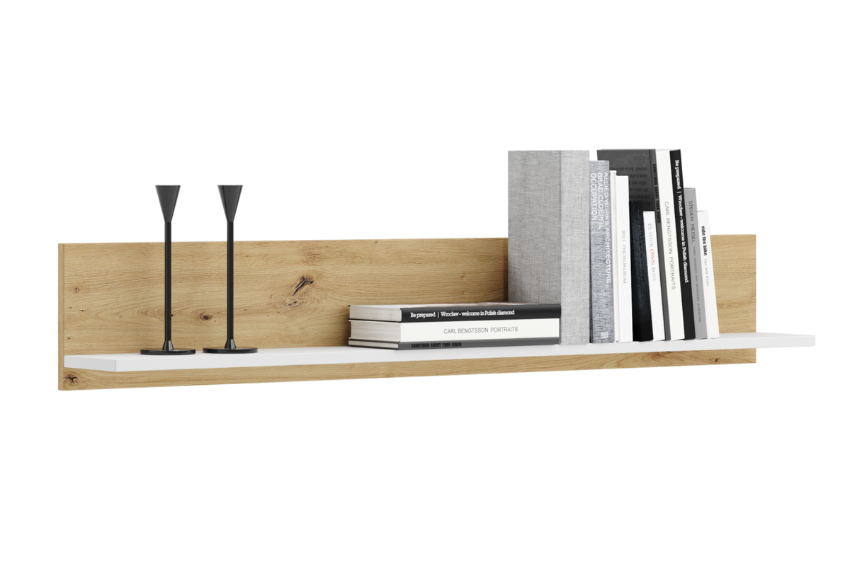 Shelf 100 cm - artisan oak / white