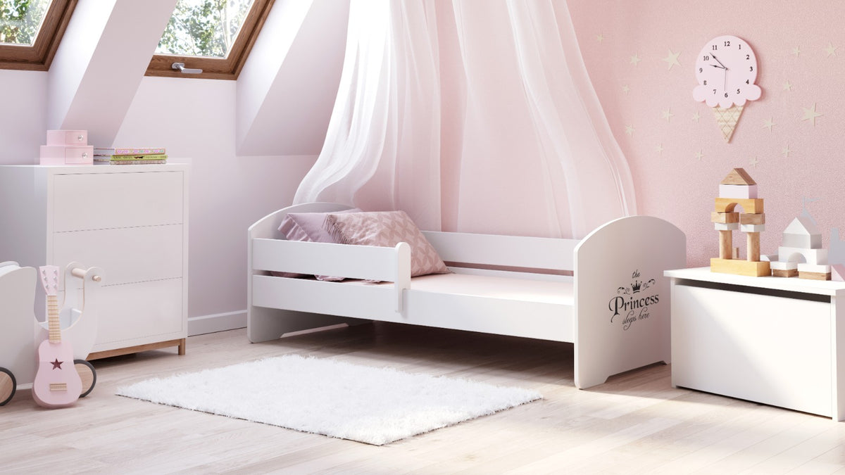 Luk single bed 140x70 with artwork - Princess
