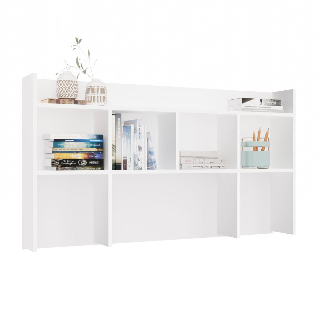 Íróasztal-felépítmény – 130 cm, fehér