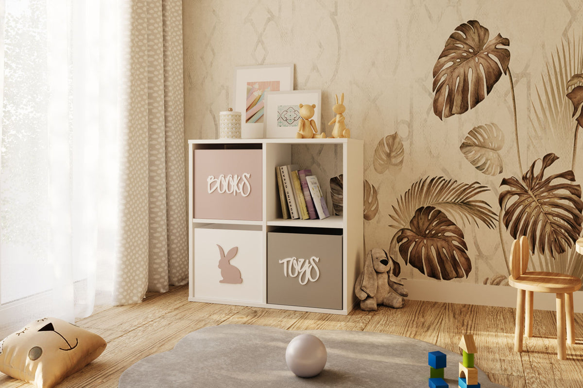 Bookcase Loni 2x2 white