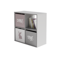 Bookcase Loni 2x2 white