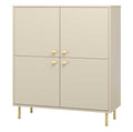 Venus four-door chest of drawers cashmere