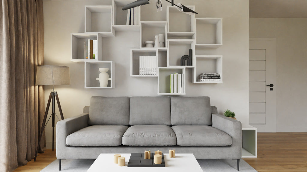 Modular bookcase MODUS 1x1 white
