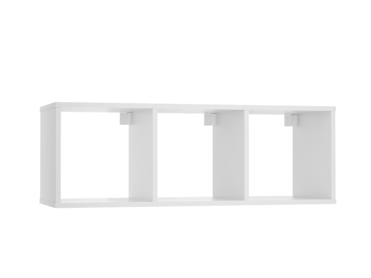 Modular bookcase MODUS 3x1 white