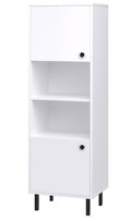 Venus white tall bookcase