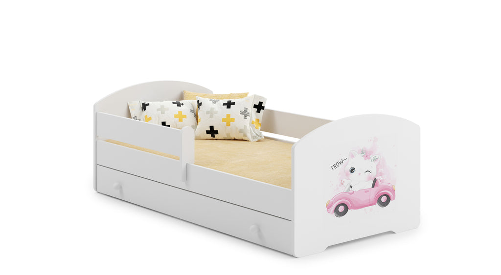 Children's bed Luk 160x80 with drawer - Cat