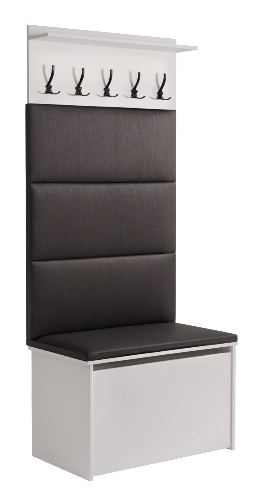 Shoe cabinet with seat and hanger ANDY