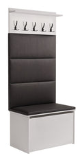 Shoe cabinet with seat and hanger ANDY