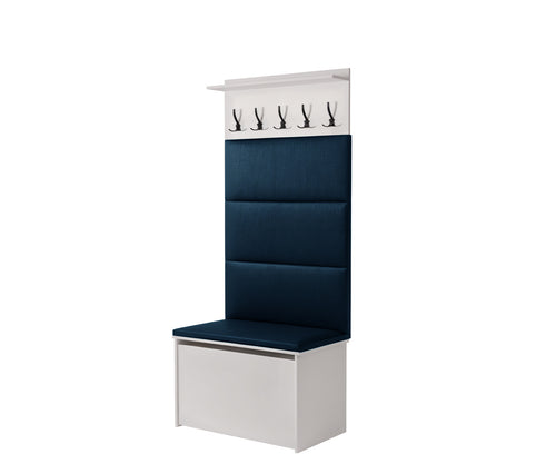 Shoe cabinet with seat and hanger ANDY