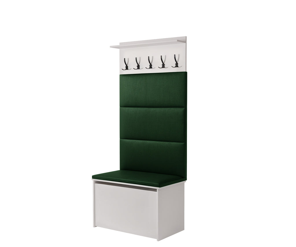 Shoe cabinet with seat and hanger ANDY