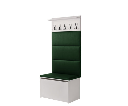 Shoe cabinet with seat and hanger ANDY