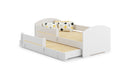 Double bed LUK 160x80 white