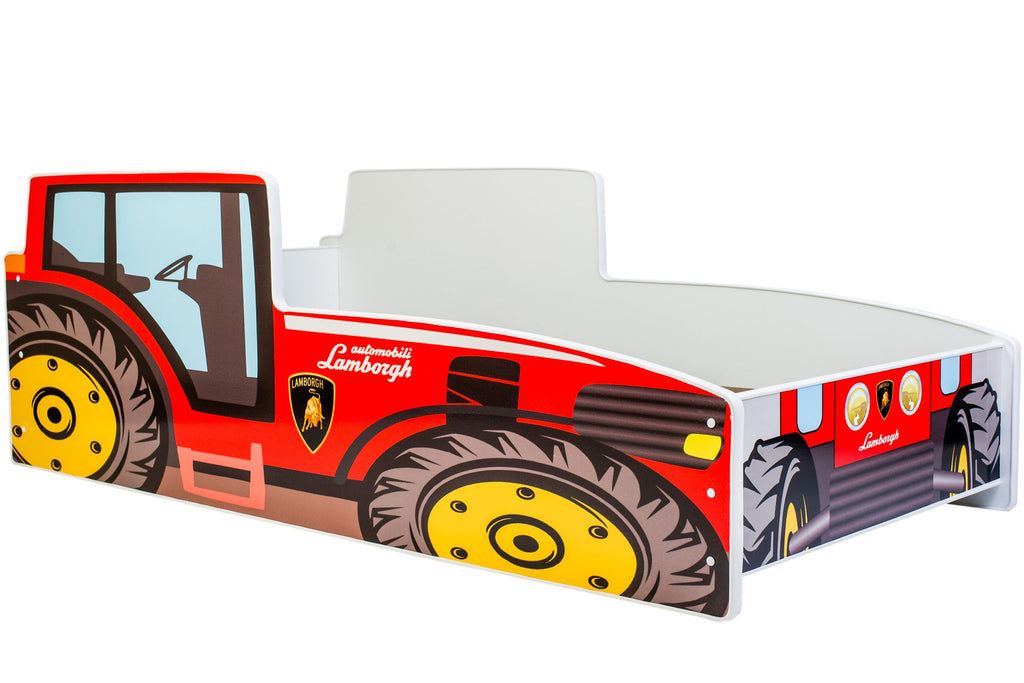 Tractor children's bed red 140x70