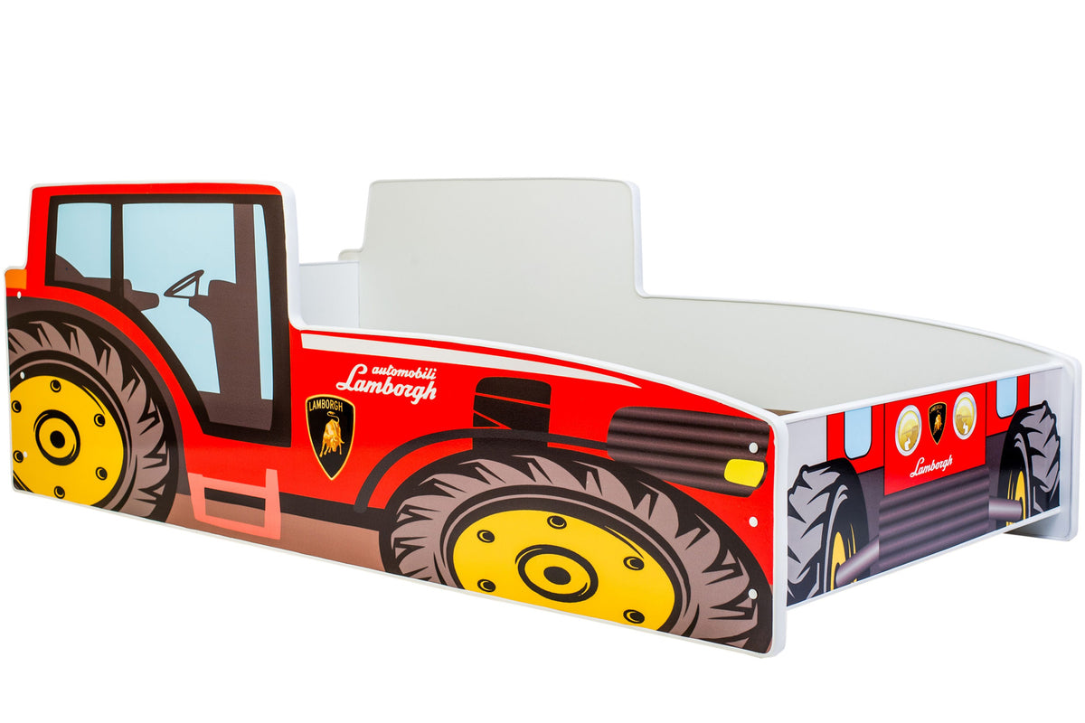 Tractor children's bed red 140x70