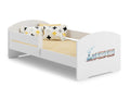 Single bed Luk 140x70 with artwork - Train