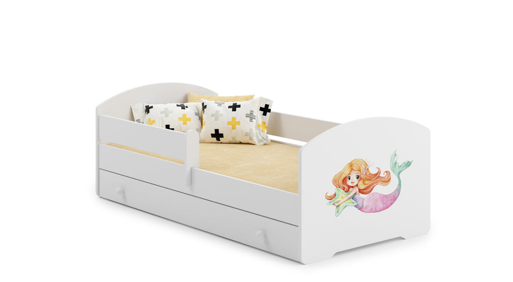 Children's bed LUK 160x80 with drawer - Mermaid