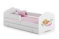 Wave children's bed 140x70 with drawer - Mermaid