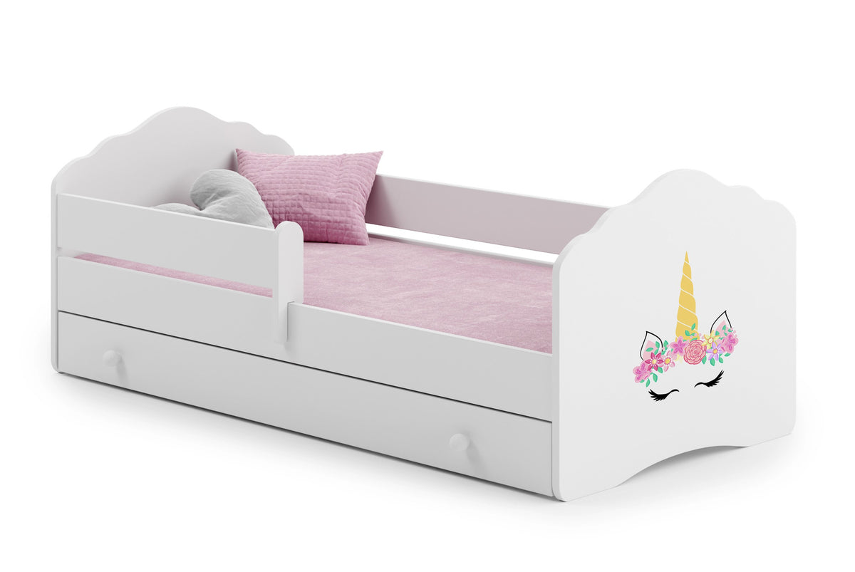 FALA single bed 160x80 with drawer - Unicorn horn