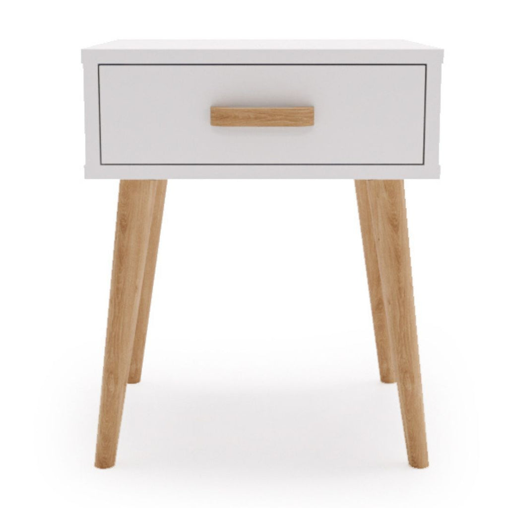 Luna bedside cabinet white, bedside table