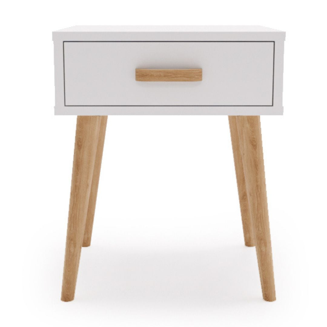 Luna bedside cabinet white, bedside table