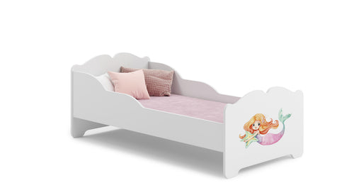 ANNA children's bed with mattress 160x80 Mermaid
