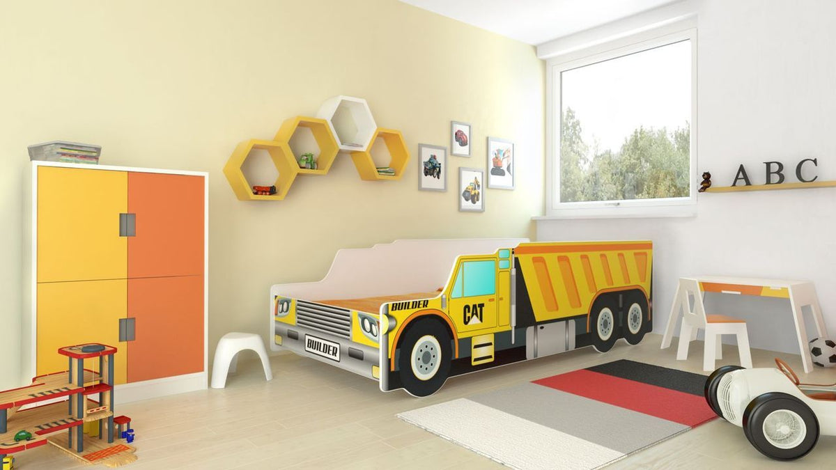 Children's bed auto 160x80 - Tipper truck