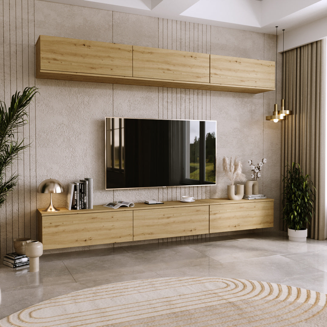 RTV cabinet Nicole 160 cm - colour Artisan Oak