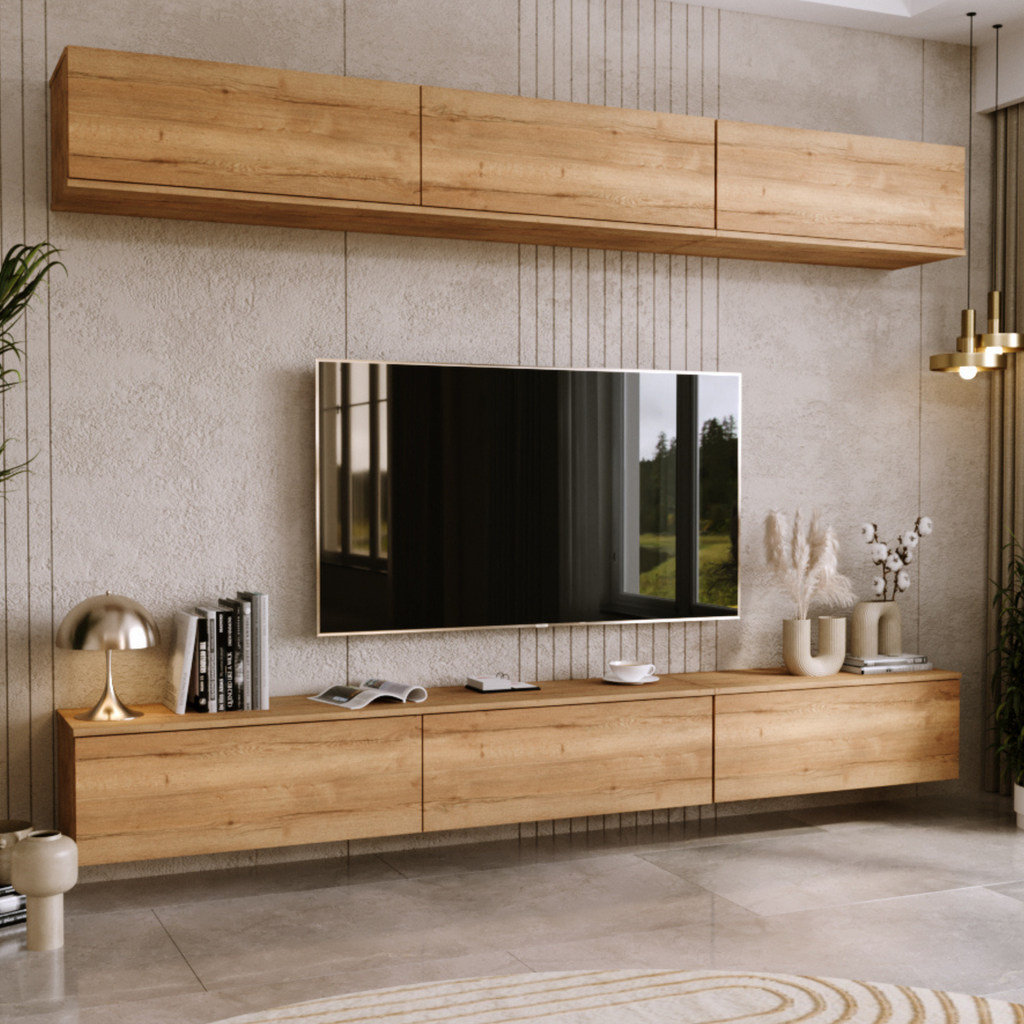 RTV cabinet Nicole 160 cm - colour Oak Craft