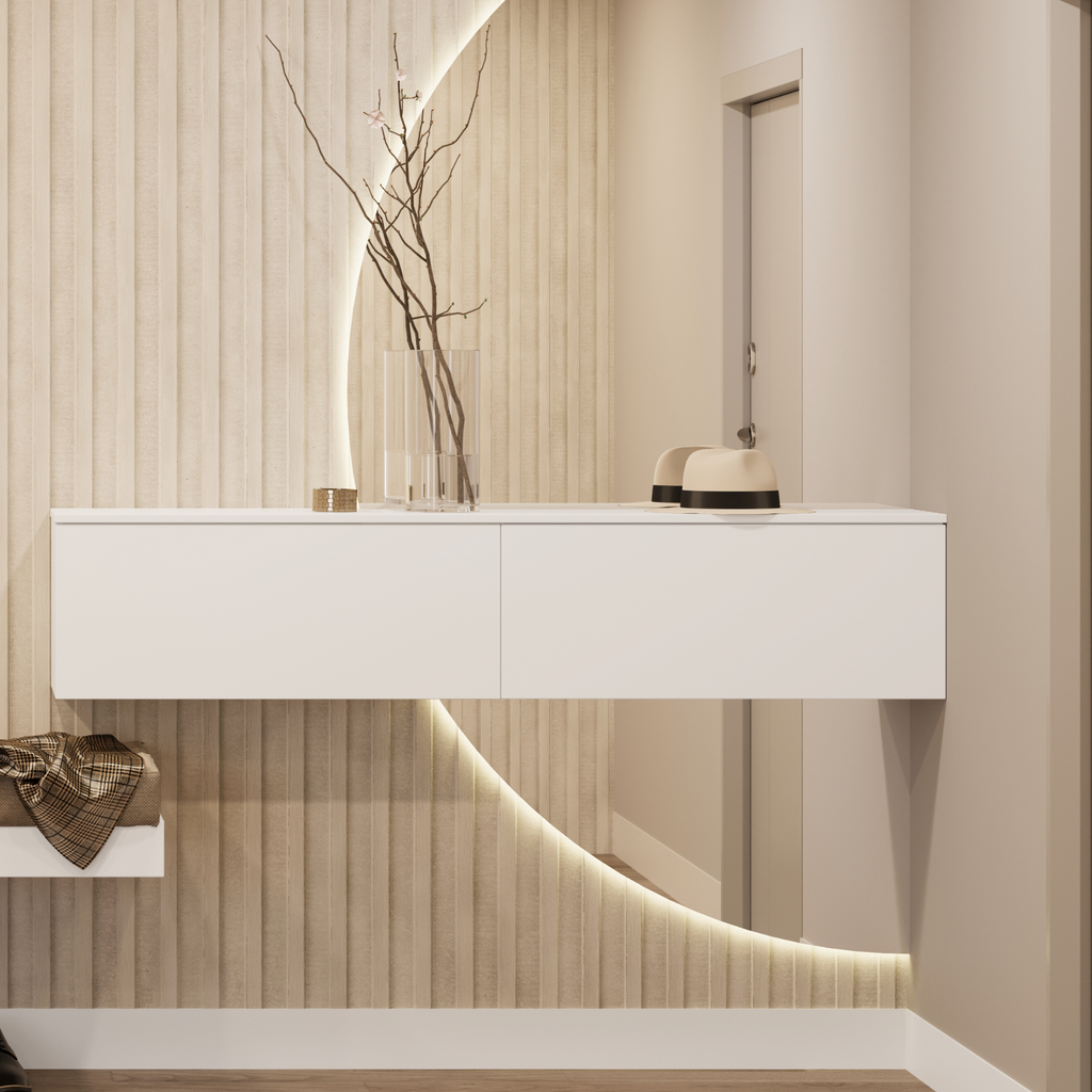 RTV cabinet Nicole 80 cm - colour White